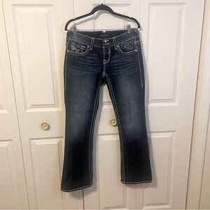 Womens Vigoss The New York Boot Cut Blue Jeans